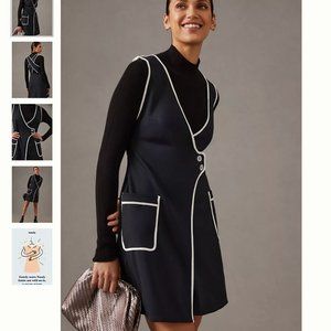 NWT Anthropologie Maeve Pinafore Wrap Dress, size Small